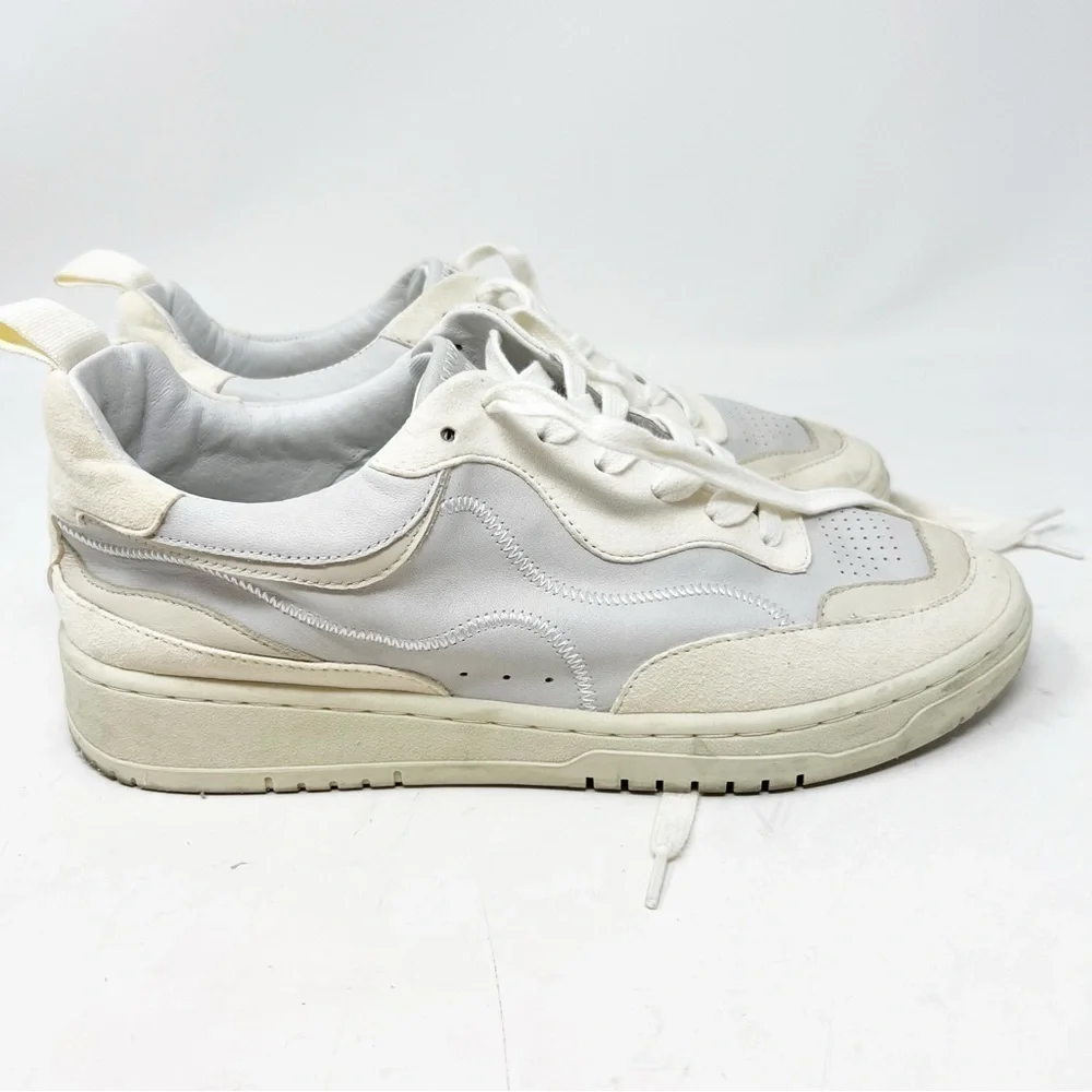 DOLCE VITA WHITE LEATHER SNEAKERS WOMENS SZ 7.5